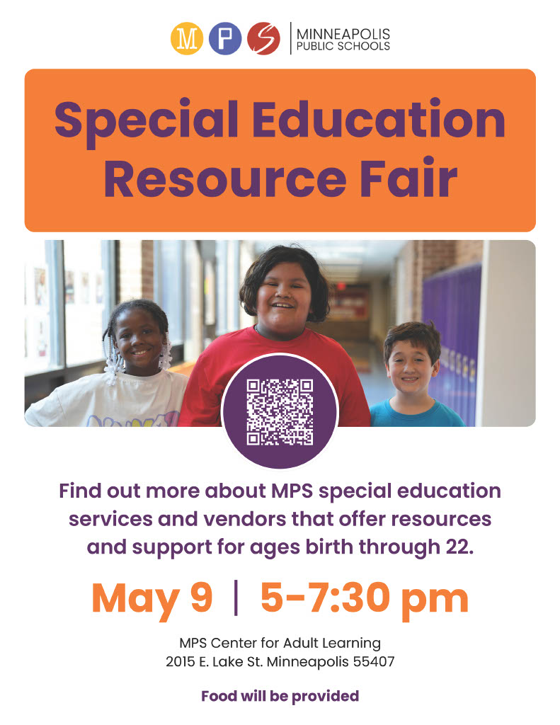 Laura Louis-Jacques and Jesse Morgan on MPS Special Education Resource Fair